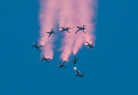 Singapore Red Lions Parachute Team