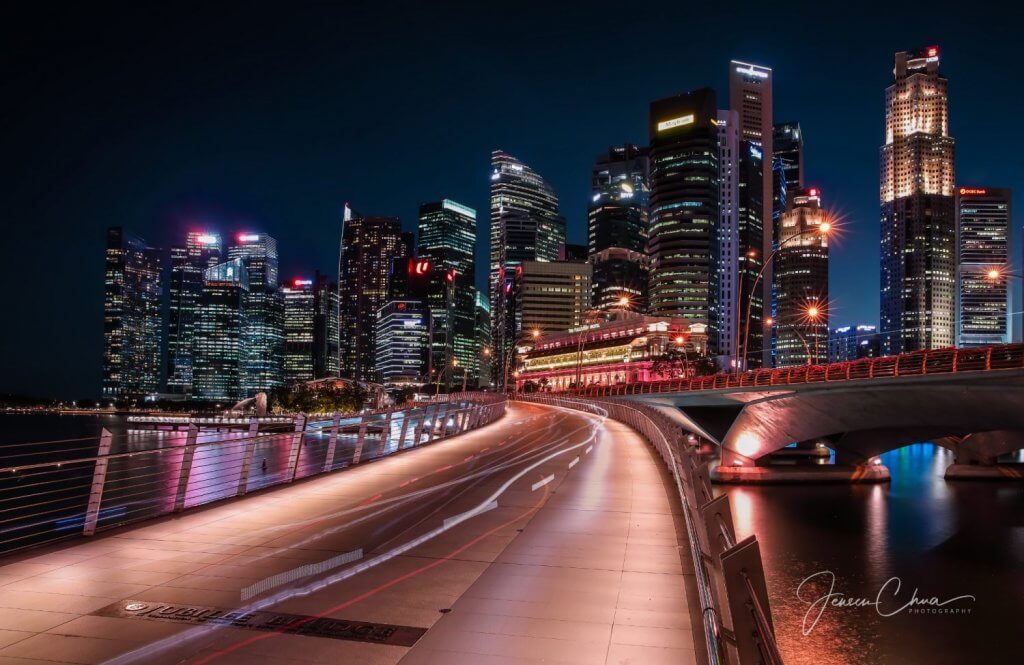 Blue Hour at Marina Bay