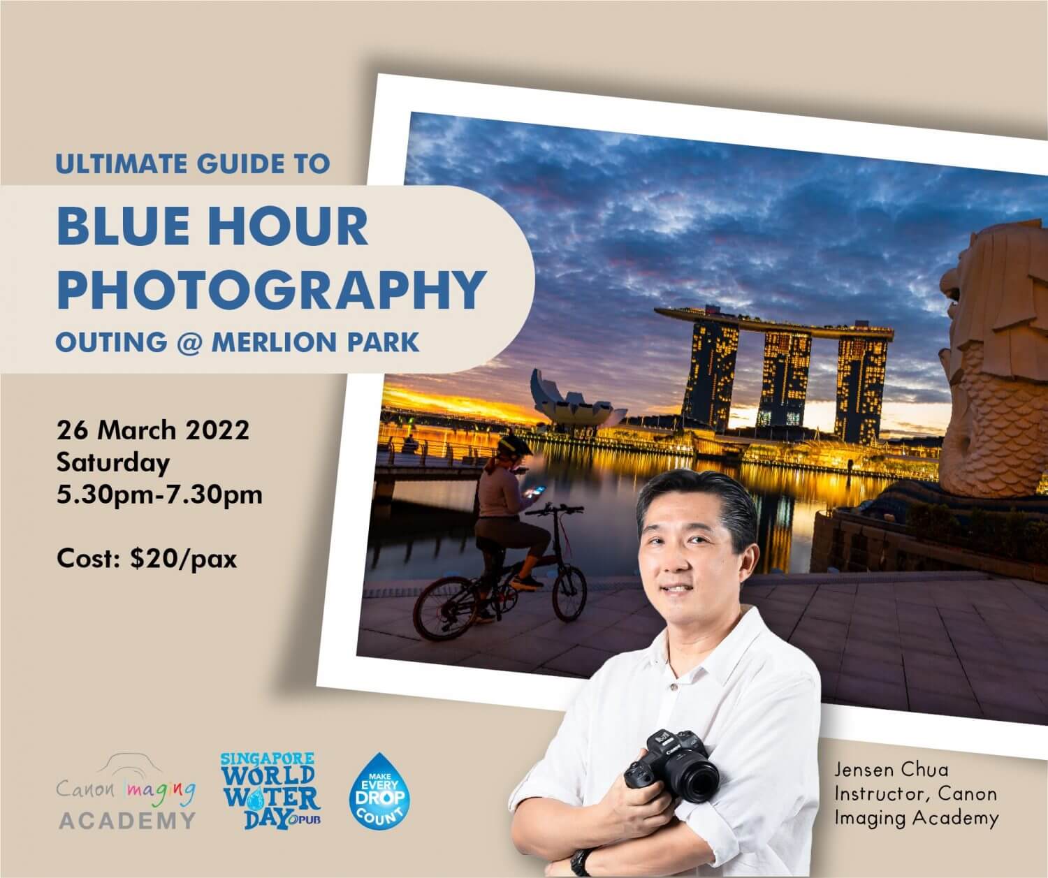 Blue hour photography event