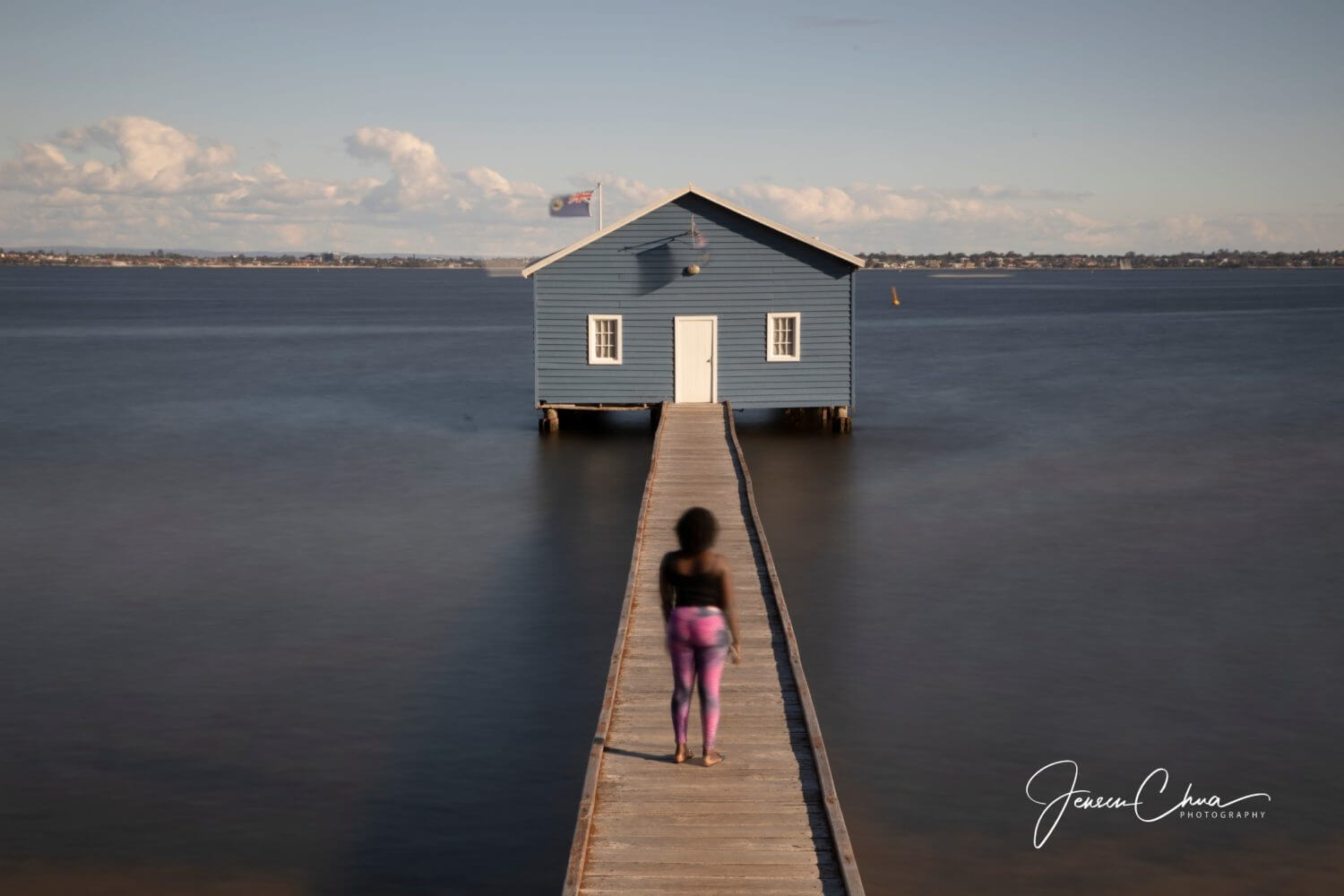 Blue Boat House in Perth